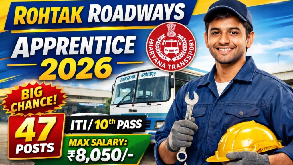 Rohtak Roadways Apprentice Recruitment 2026