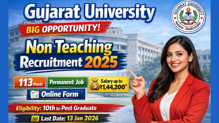 Gujarat University Recruitment 2025