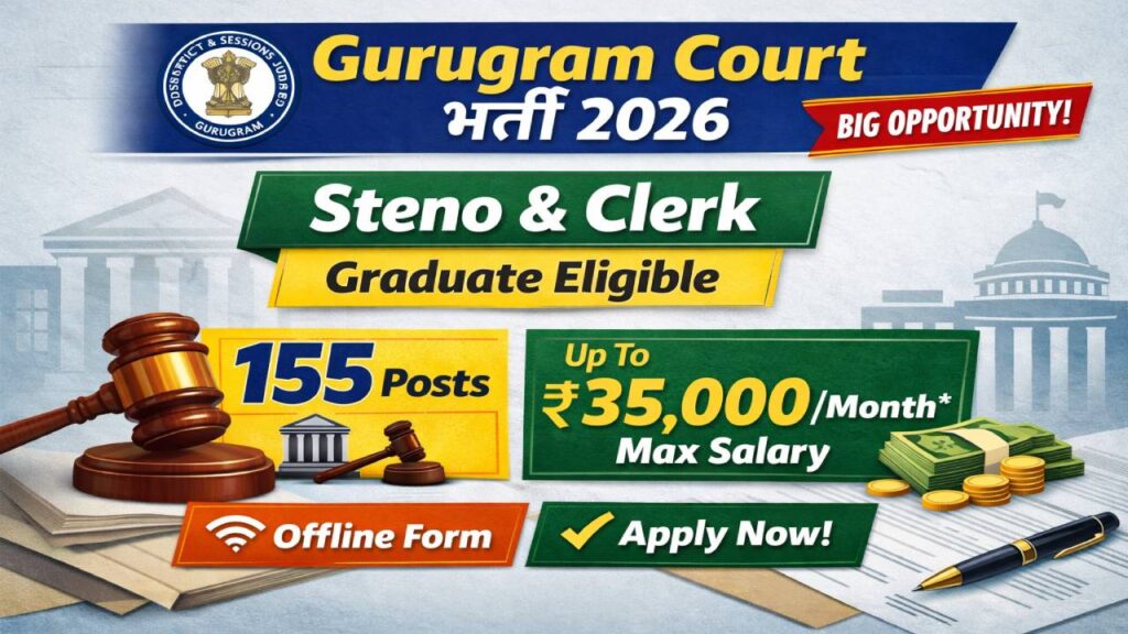 Gurugram Court Recruitment 2026