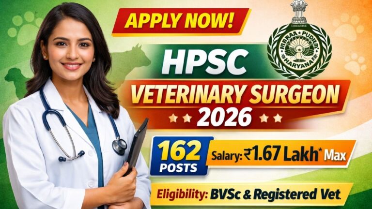 HPSC Veterinary Surgeon Recruitment 2026