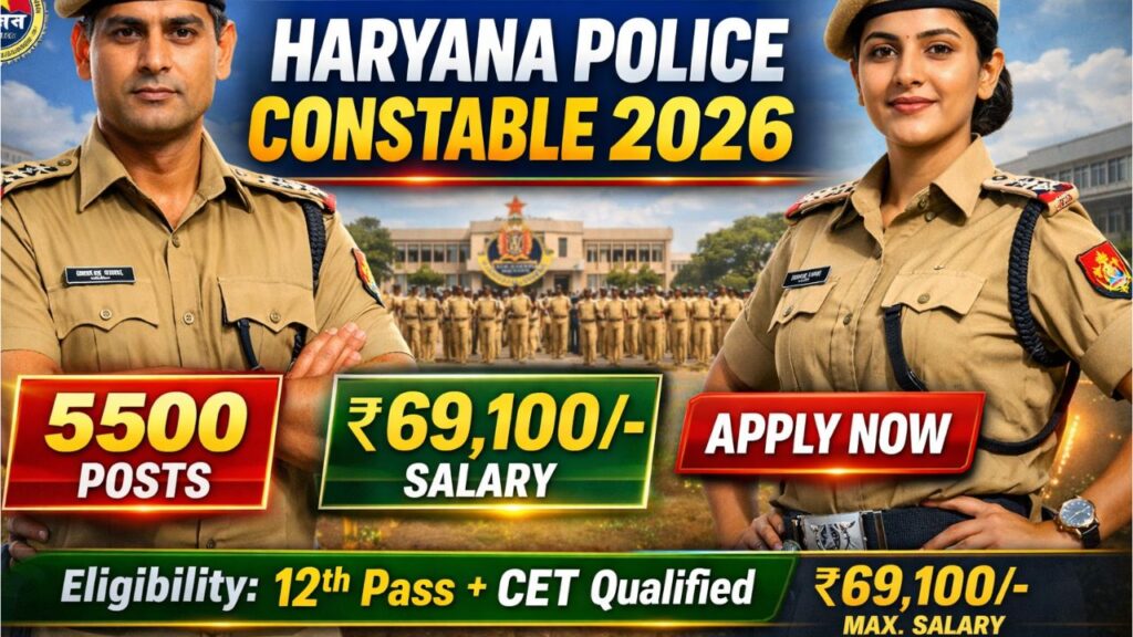 Haryana Police Constable Recruitment 2026