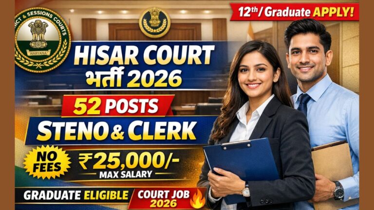 Hisar Court Recruitment 2026