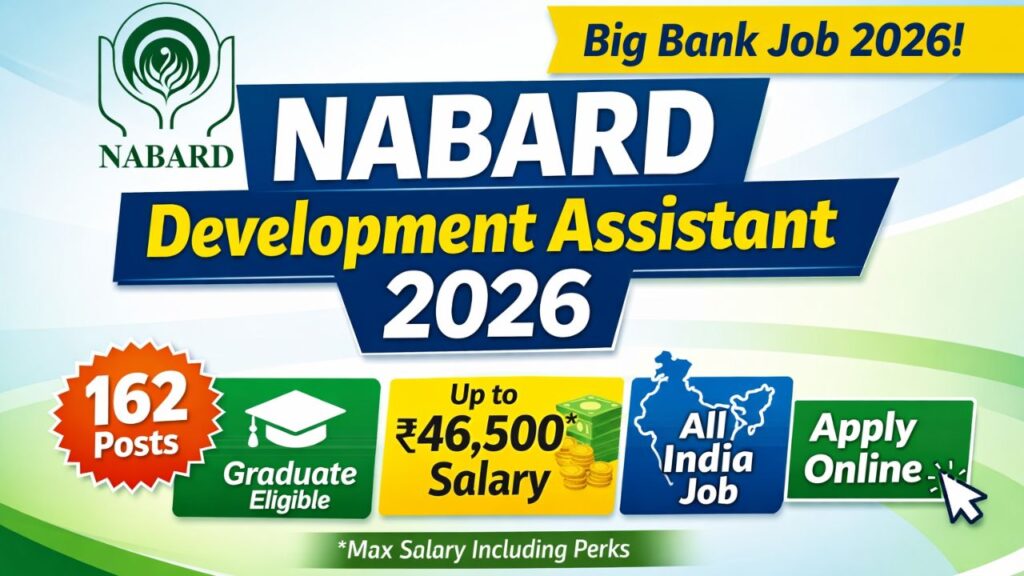 NABARD Development Assistant Recruitment 2026