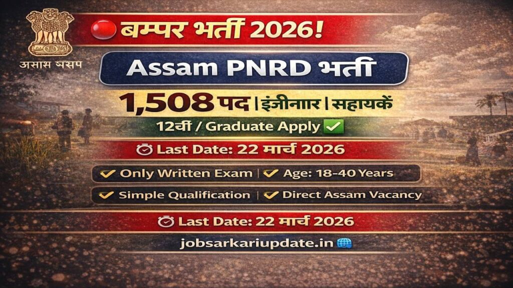 Assam CP&RD Recruitment 2026