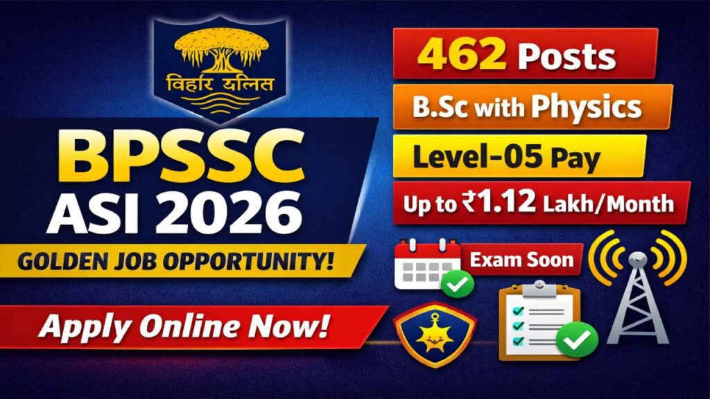 BPSSC ASI Recruitment 2026