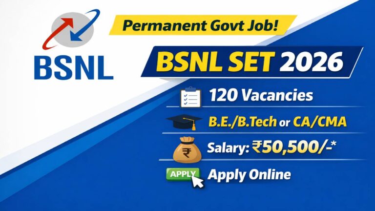 BSNL SET Recruitment 2026