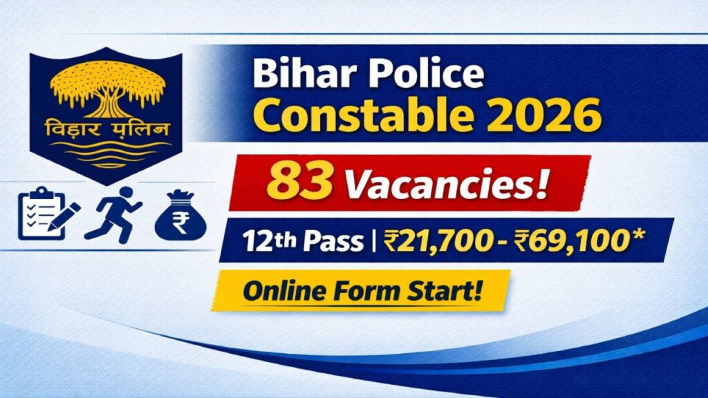 Bihar Police Special Branch Constable 2026