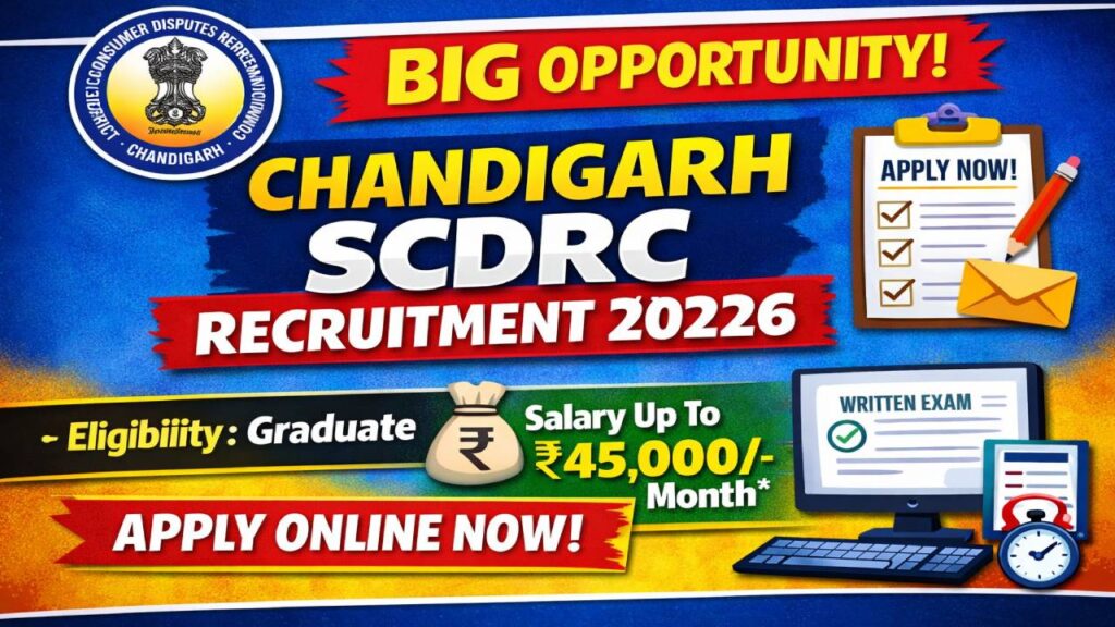 Chandigarh SCDRC Recruitment 2026