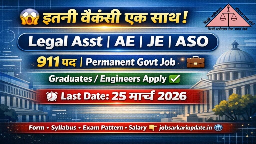 DSSSB Recruitment 2026