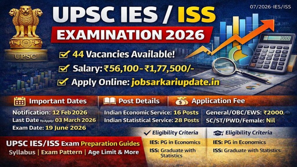 IES ISS Recruitment 2026