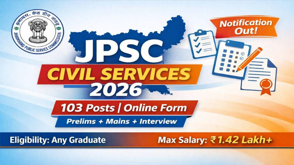 JPSC Combined Civil Services Recruitment 2025