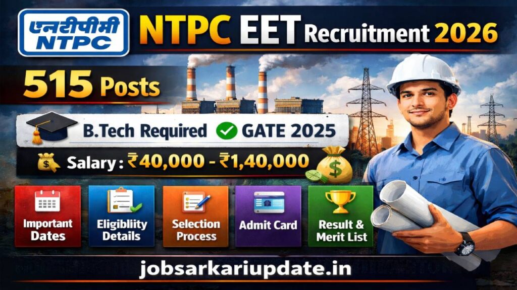 NTPC EET Recruitment 2025