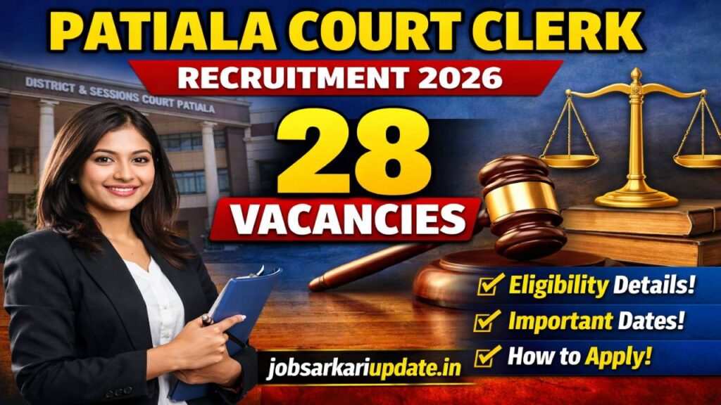 Patiala Clerk Recruitment 2026