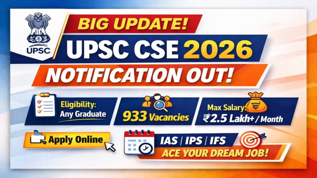 UPSC Civil Services Exam 2026