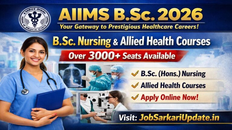 AIIMS B.Sc. Allied Health Courses 2026 Apply Online