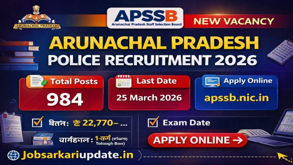 APSSB Constable Recruitment 2026