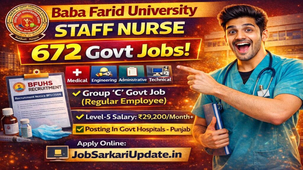 BFUHS Staff Nurse Recruitment 2026