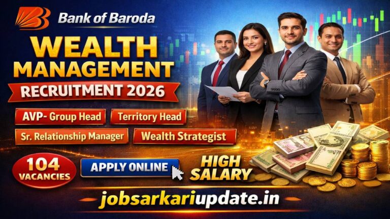 Bank of Baroda Wealth Management Recruitment 2026