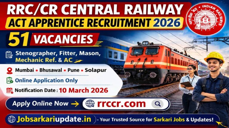 Central Railway Apprentice Recruitment 2026