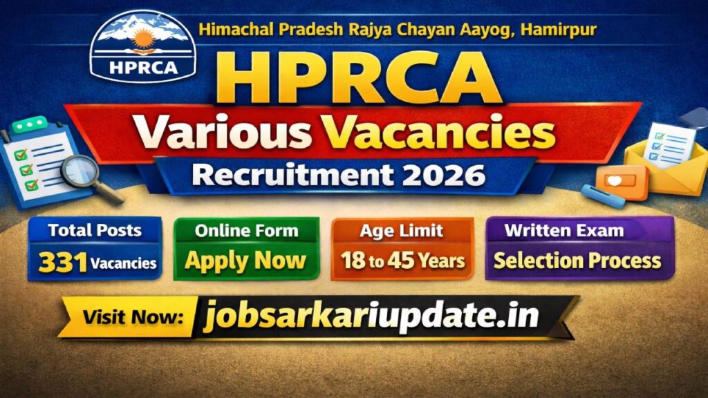 HPRCA Recruitment 2026