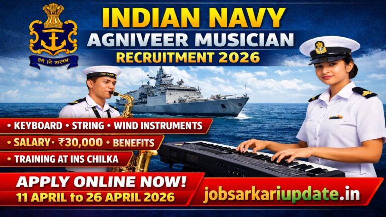 Indian Navy Agneever Musician Recruitment 2026