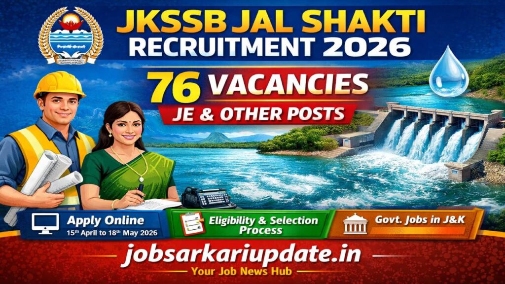 JKSSB Jal Shakti Department Recruitment 2026