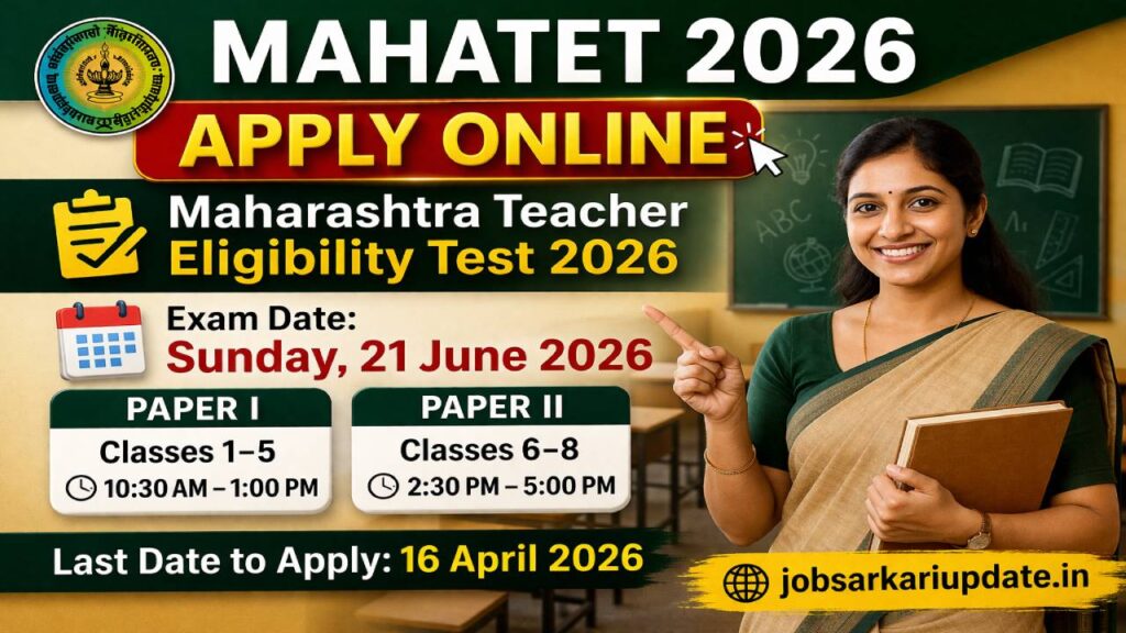 MAHATET 2026 Apply Online