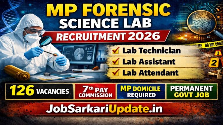 MP FSL Prayogshala Technician Recruitment 2026