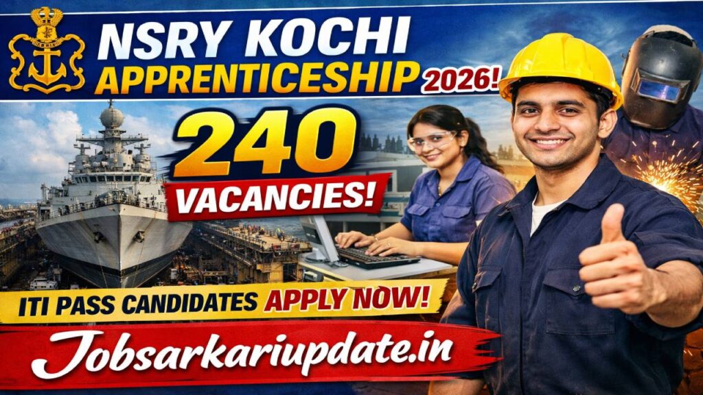 NSRY Kochi Apprentice Recruitment 2026