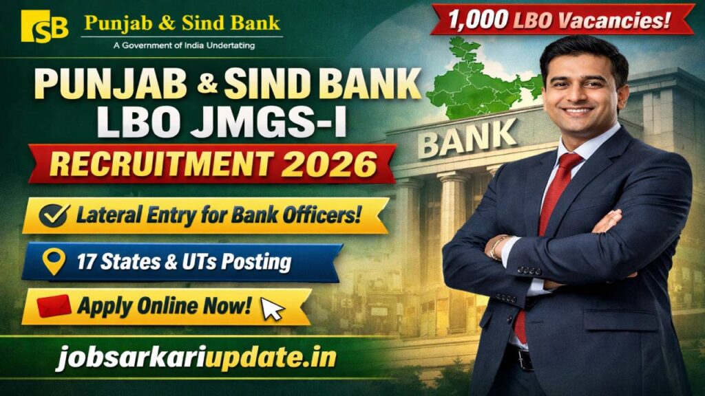 Punjab Sind Bank LBO JMGS-I Recruitment 2026
