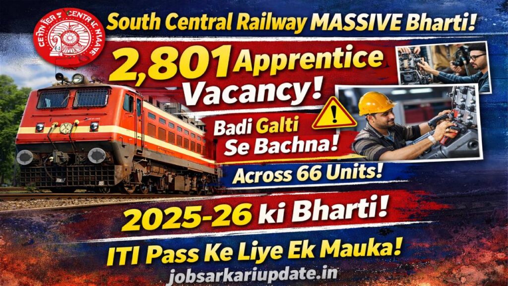 South Central Railway Apprentice Recruitment 2026