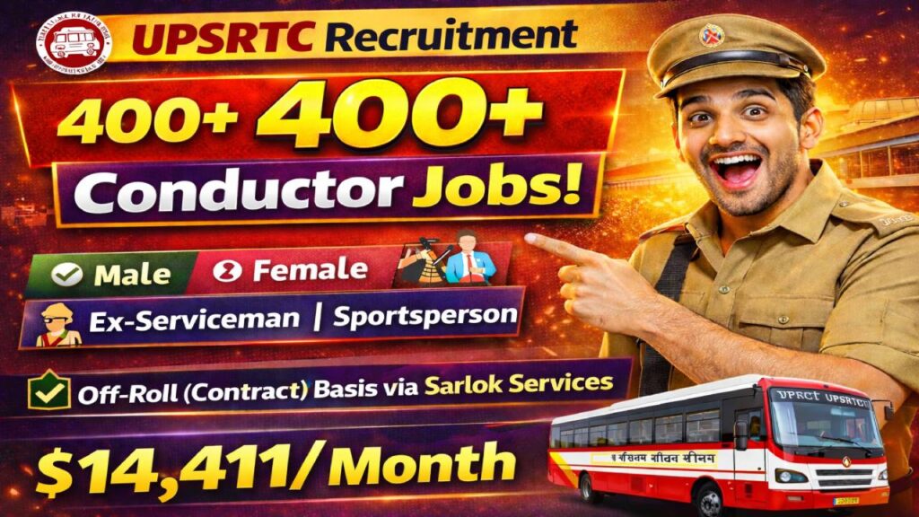 UPSRTC Conductor Recruitment 2026