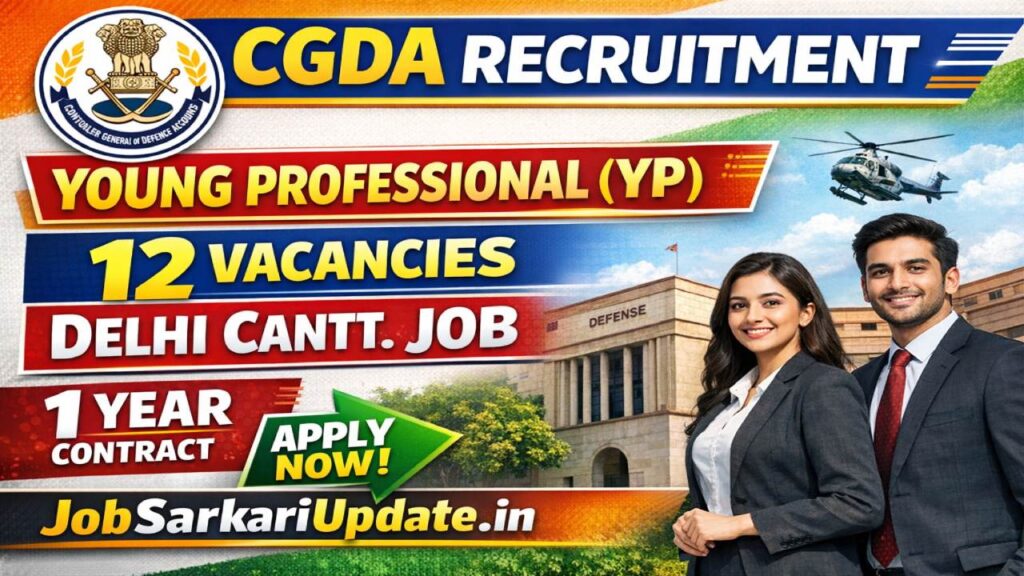 CGDA Young Professional 2026 in-hand salary and eligibility