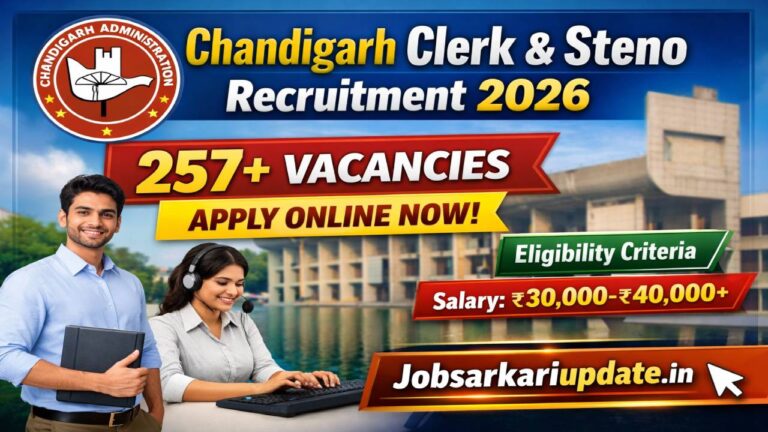 Clerk Steno Recruitment 2026 Eligibility