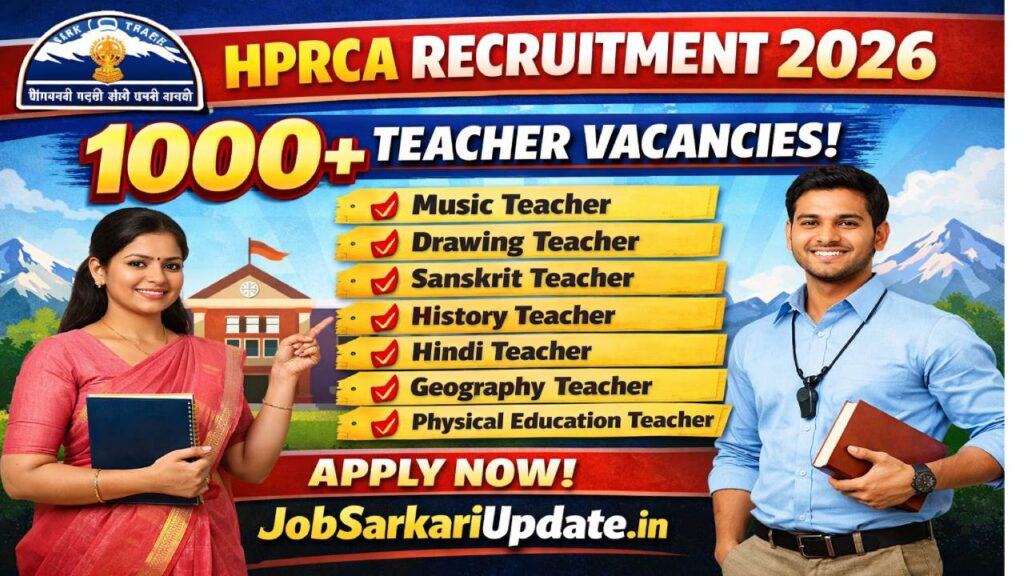 HPRCA PGT Teacher Eligibility and Selection Process 2026