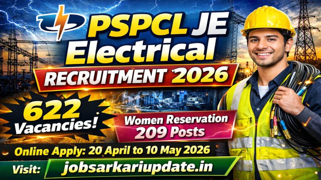 How to apply for PSPCL Junior Engineer online 2026
