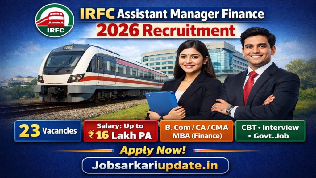 IRFC Assistant NE5 vacancy 2026 apply online