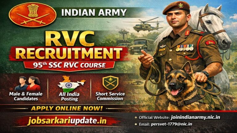 Indian Army RVC SSC Recruitment 2026