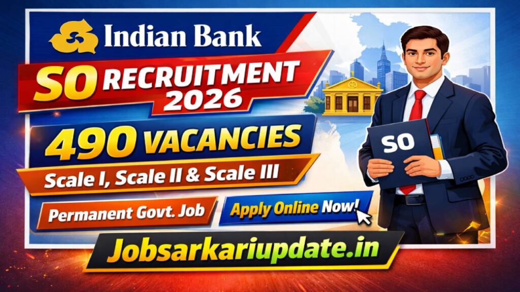 Indian Bank SO 2026 eligibility criteria for credit officer