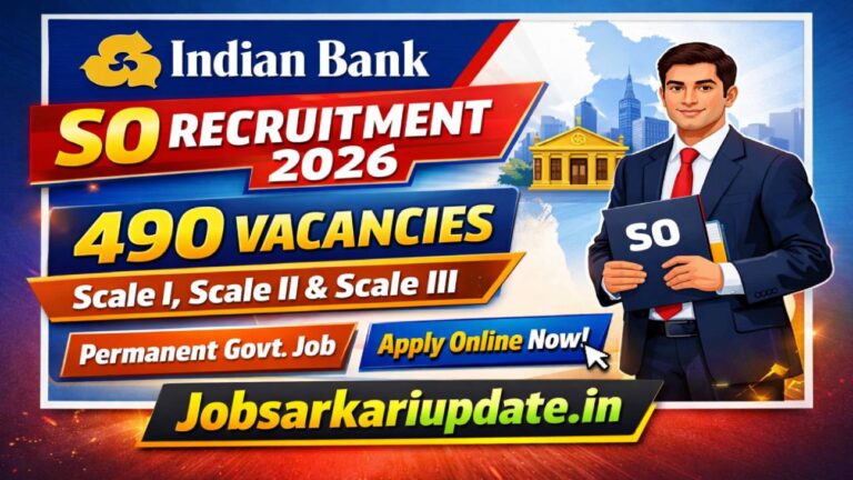 Indian Bank SO 2026 eligibility criteria for credit officer