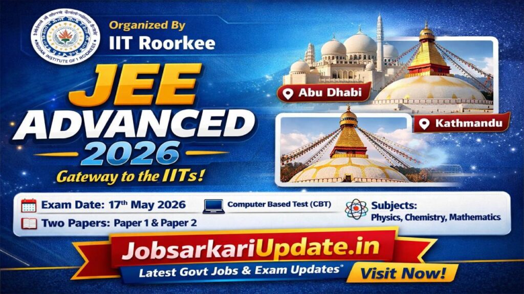 JEE Advanced 2026 registration dates apply online