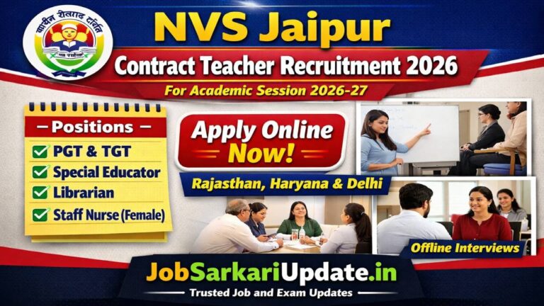 NVS contract teacher eligibility criteria 2026