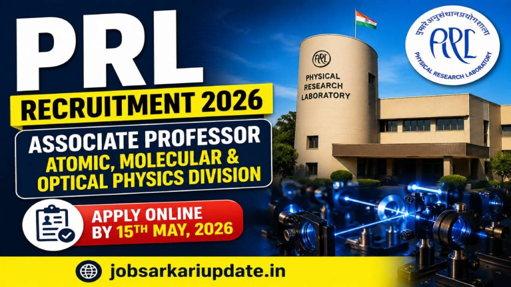 PRL Associate Professor in-hand salary calculation 2026