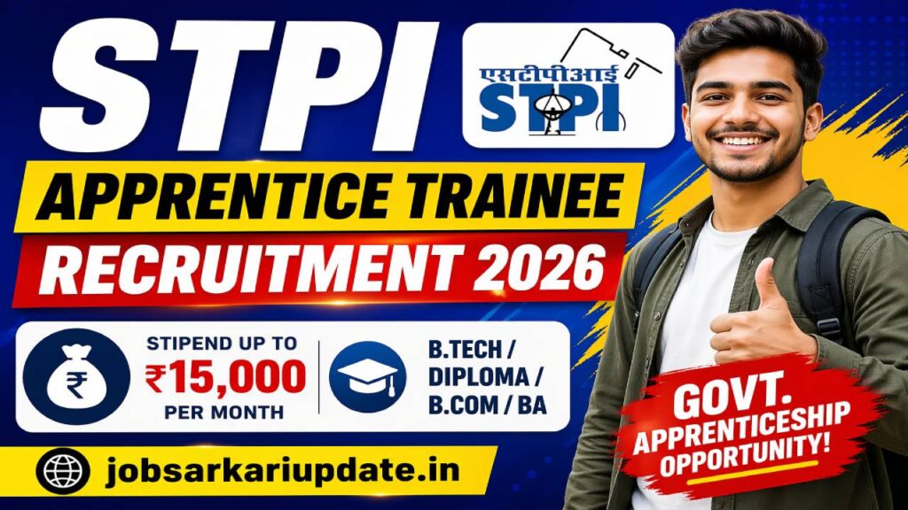 STPI Apprentice Trainee stipend amount and eligibility criteria 2026