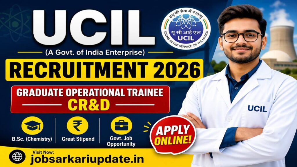 UCIL Graduate Operational Trainee Chemistry 2026 stipend