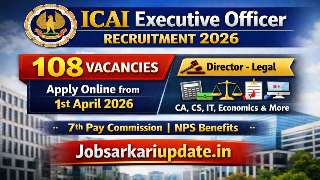 how to apply for ICAI Executive Officer 2026 online