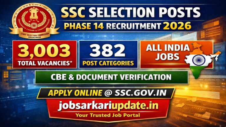 how to apply for SSC Selection Post Phase 14 2026 online