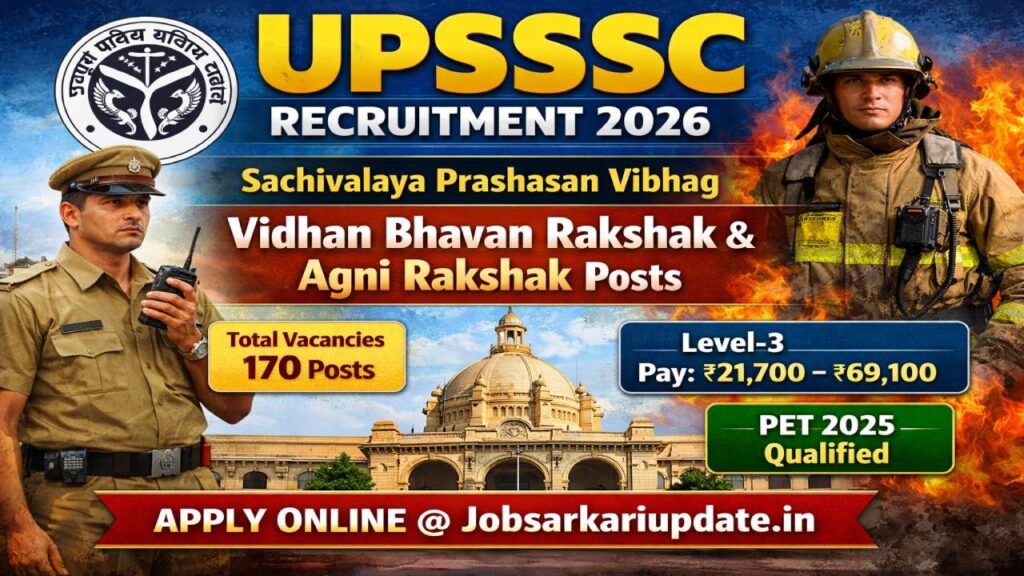 how to apply for UPSSSC Fireman vacancy 2026 online