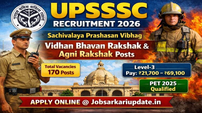 how to apply for UPSSSC Fireman vacancy 2026 online
