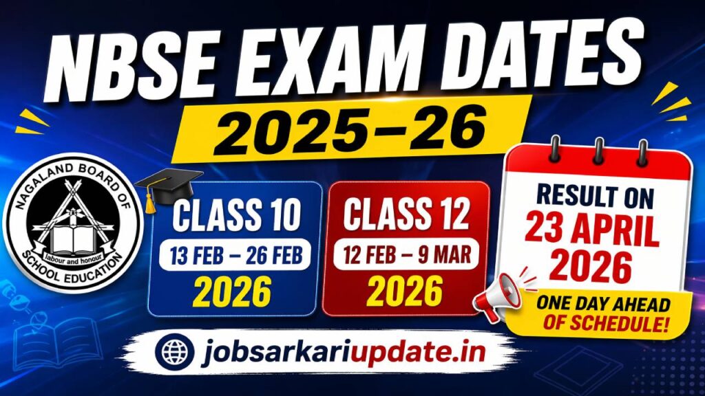 how to check NBSE Nagaland board result 2026 by roll number